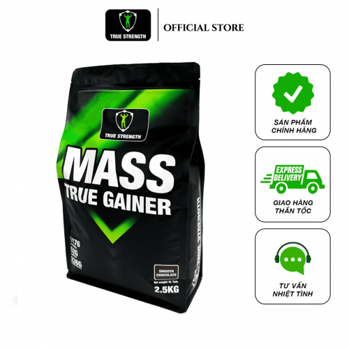 Mass True Gainer - Tăng Cân Tăng Cơ - Loại 2.5kg 